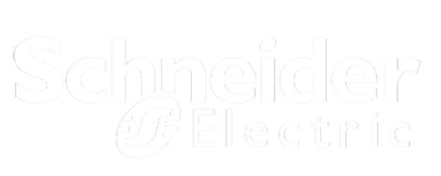 White Schneider Electric Logo